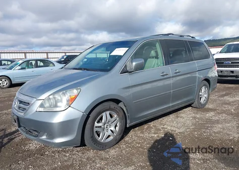 2006 Honda Odyssey Ex-L from USA, damaged, VIN 5FNRL38776B122768